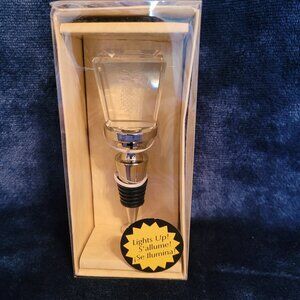 Laser Etched LED Wine Stopper